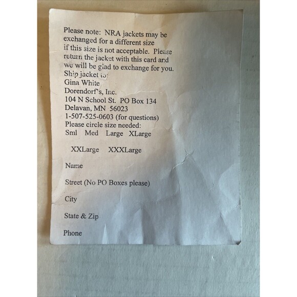 Vintage Napoline Leather Outfitters Genuine Leather Jacket NRA Patch Men Sz XL - Picture 4 of 14